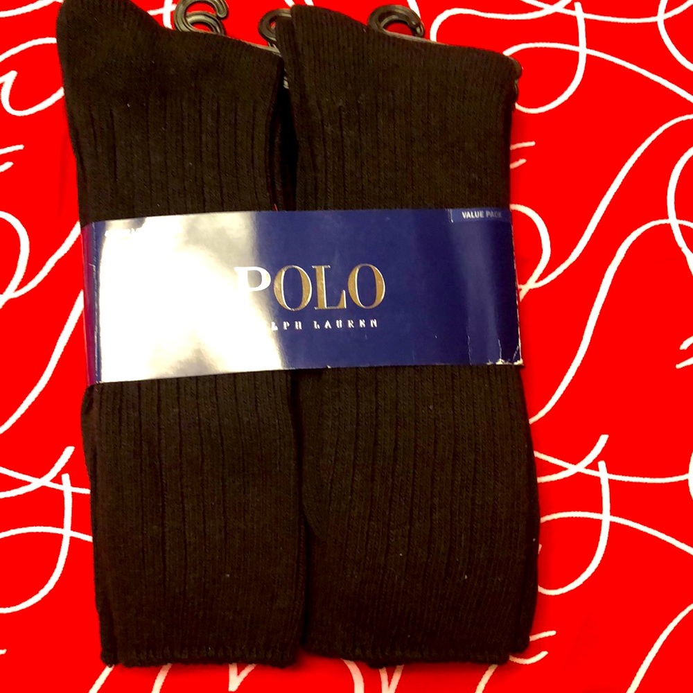 Men’s 4 Pack Polo Ralph Lauren Dress Socks